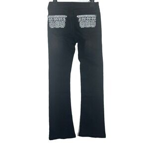 Harper Black Jeans Bootcut Embellished Pockets Denim Pants Casual Size 3 NEW